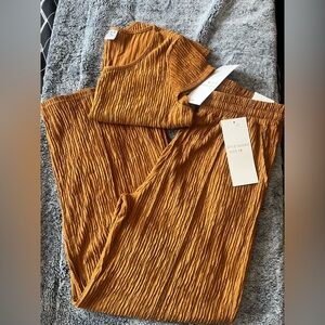 Rust Textured Two-Piece Set